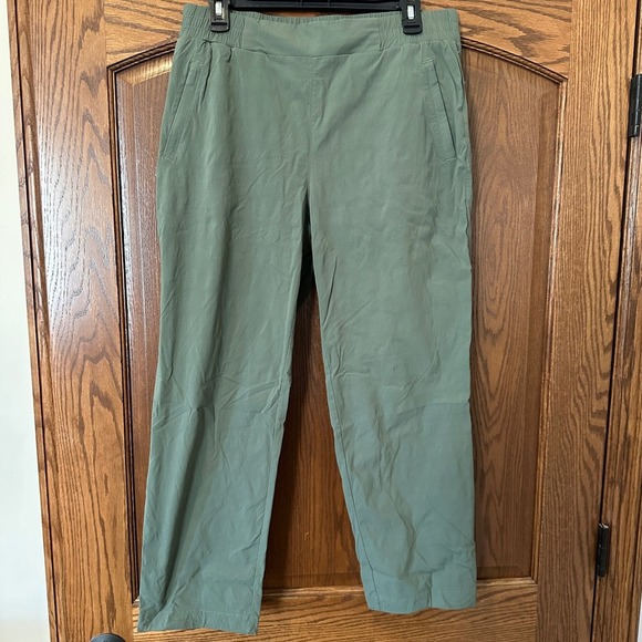 Mondetta Outdoor Project Pants Womens Large Green Lightweight Travel Hiking - Picture 1 of 6